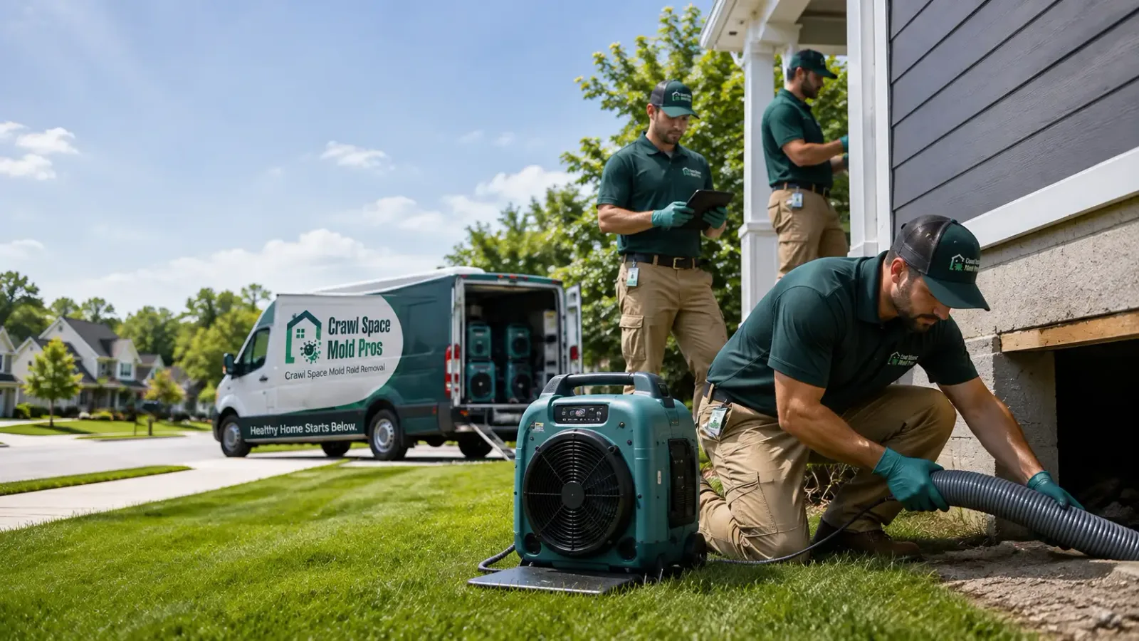 Crawl Space Mold Removal in Richwood, OH